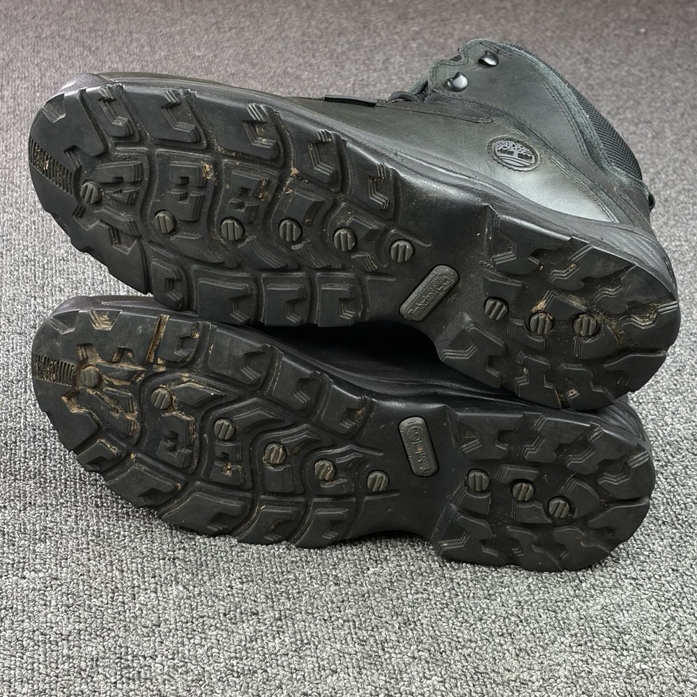Timberland 12122 Waterproof Hiking Work Boots Black Leather Men's Size 13 M - Picture 8 of 8